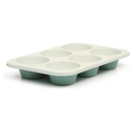 6-Cup Teal Nonstick Carbon Steel Muffin and Cupcake Pan