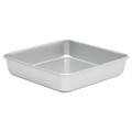 Silver 9-Inch Carbon Steel Square Cake Pan