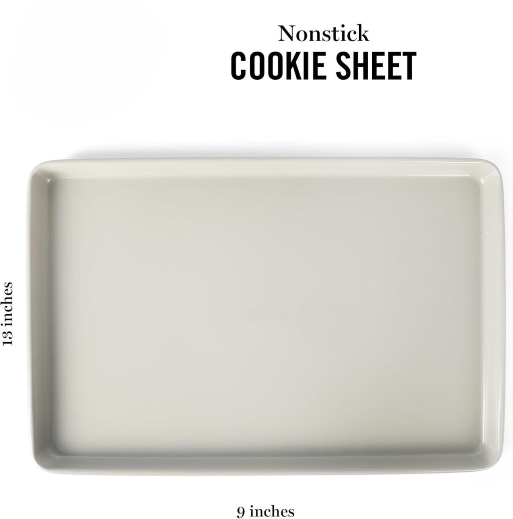 Cool Gray Rectangular Nonstick Carbon Steel Cookie Sheet