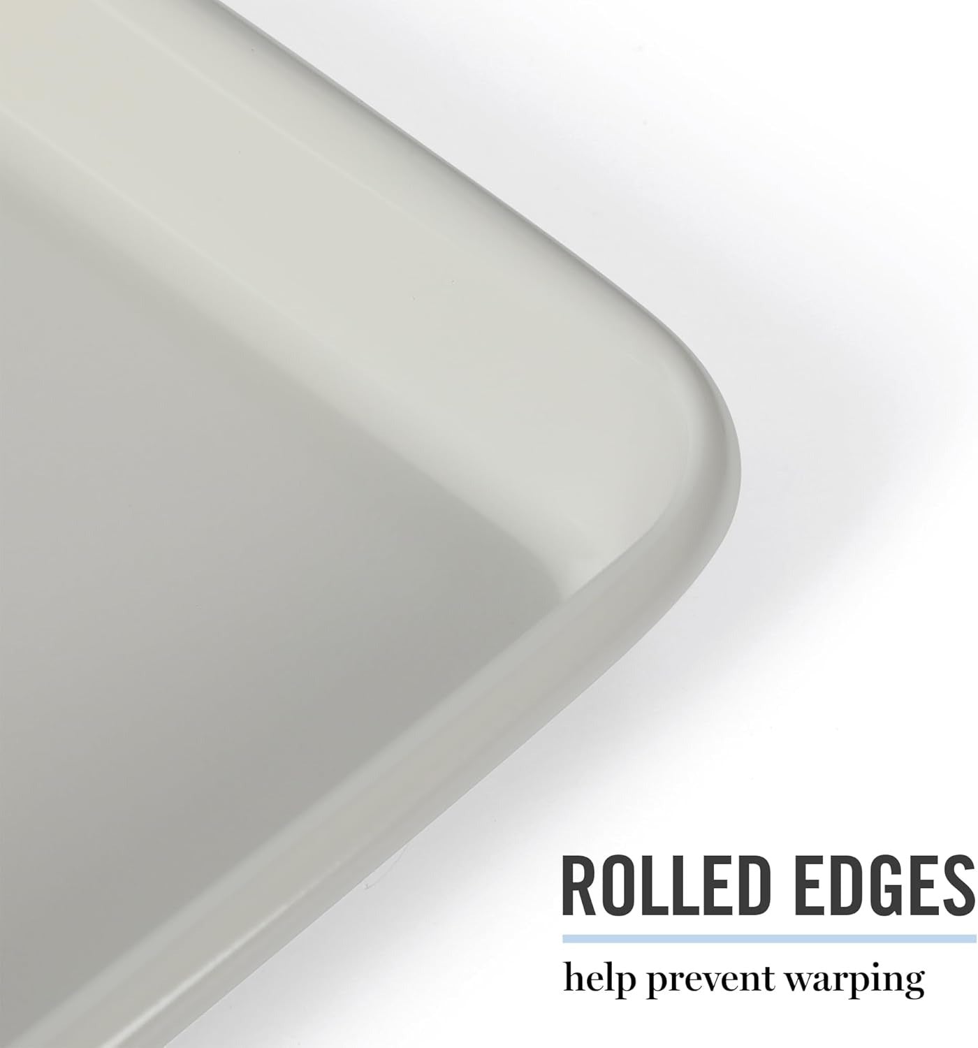 Cool Gray Rectangular Nonstick Carbon Steel Cookie Sheet