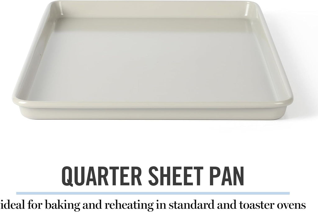 Cool Gray Rectangular Nonstick Carbon Steel Cookie Sheet