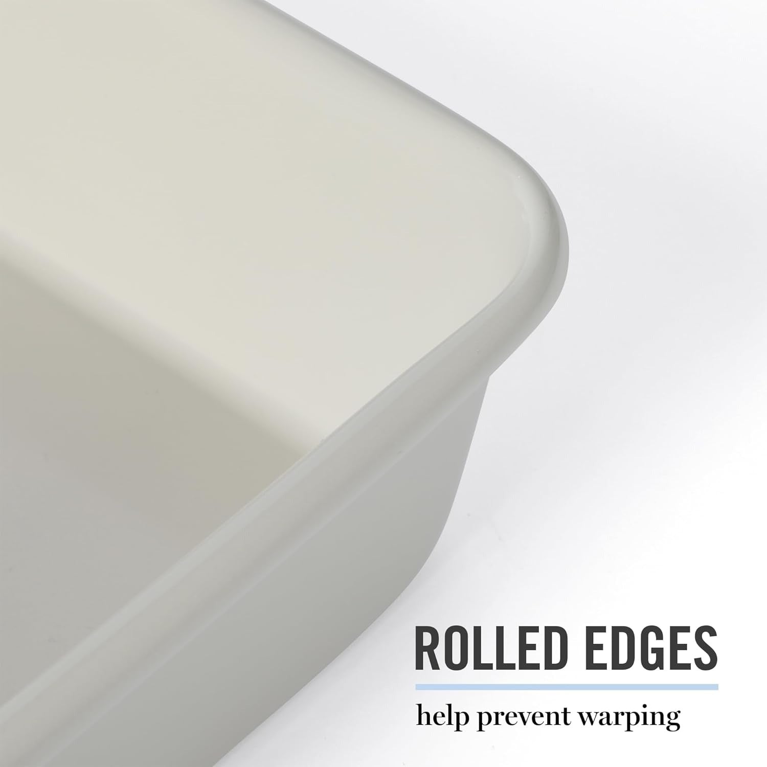 Cool Gray 9-Inch Carbon Steel Square Cake Pan