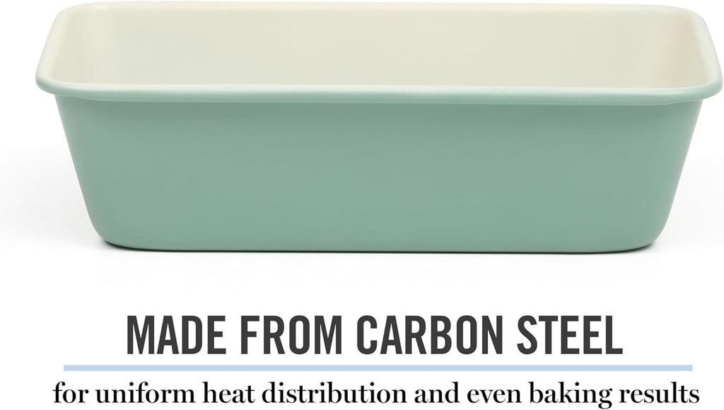 Teal Nonstick Carbon Steel Loaf Pan