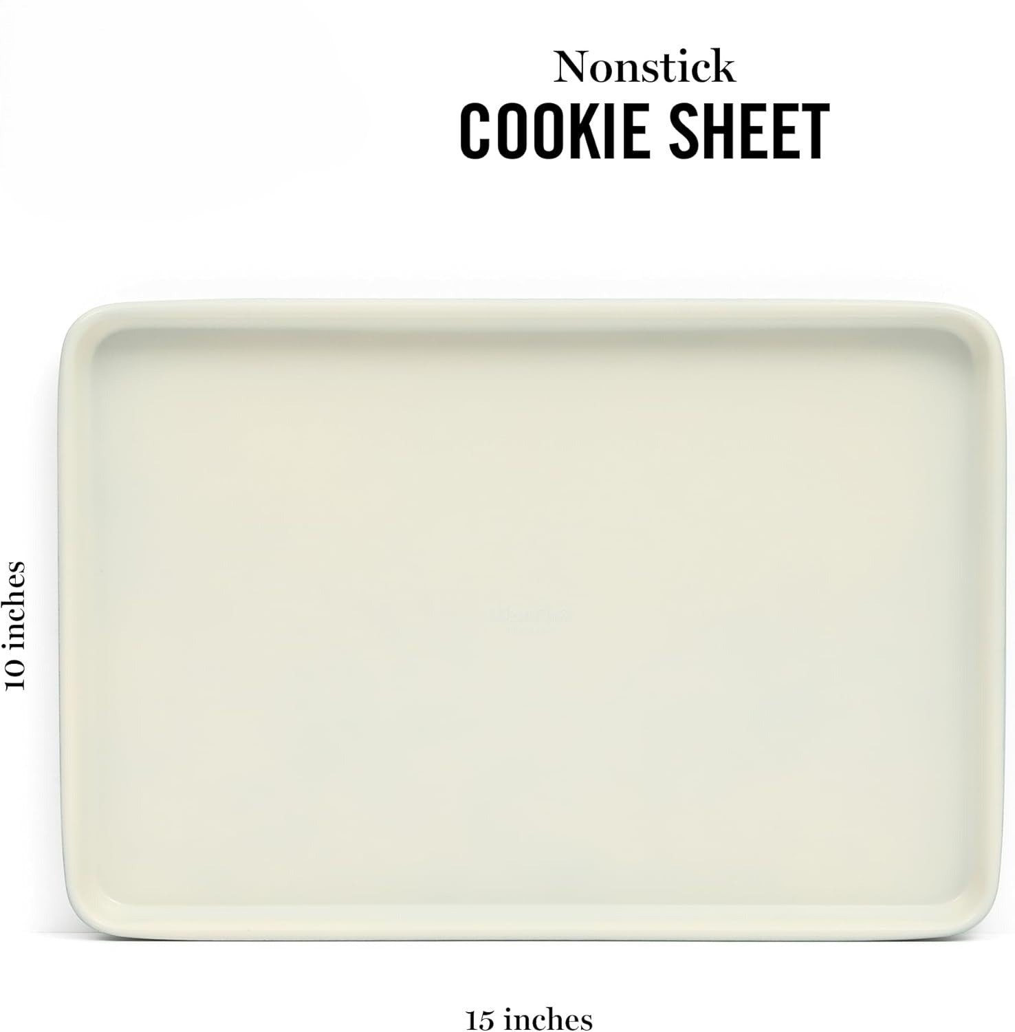 Teal Rectangular Nonstick Carbon Steel Cookie Sheet