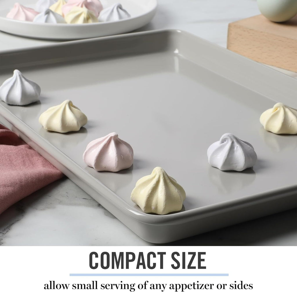 Cool Gray Rectangular Nonstick Carbon Steel Cookie Sheet